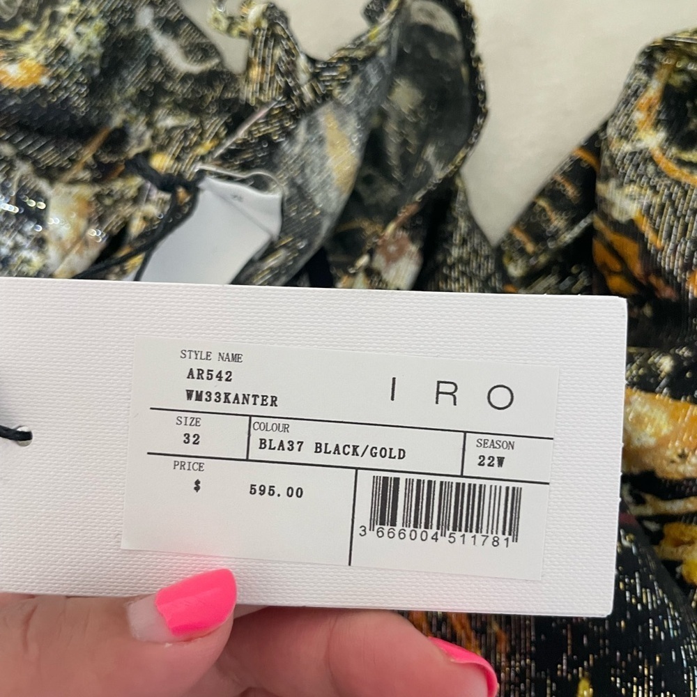 IRO Kanter Metallic mini dress - Picture 7 of 16